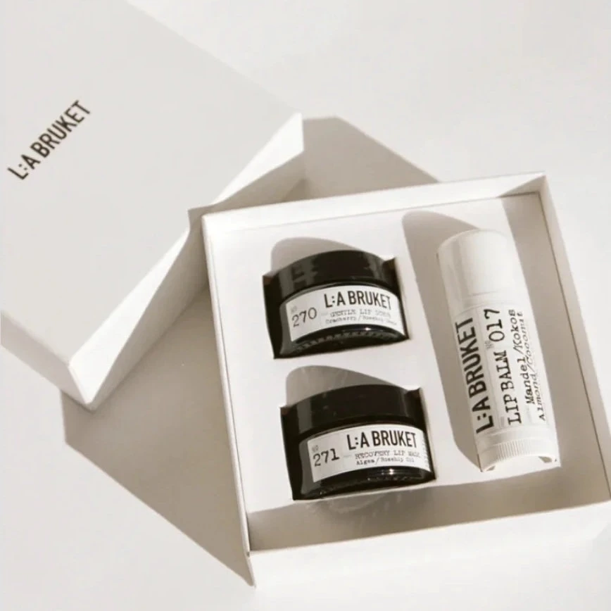 L:a Bruket Lip Restore Kit dudak bakım rutini kış bakımı