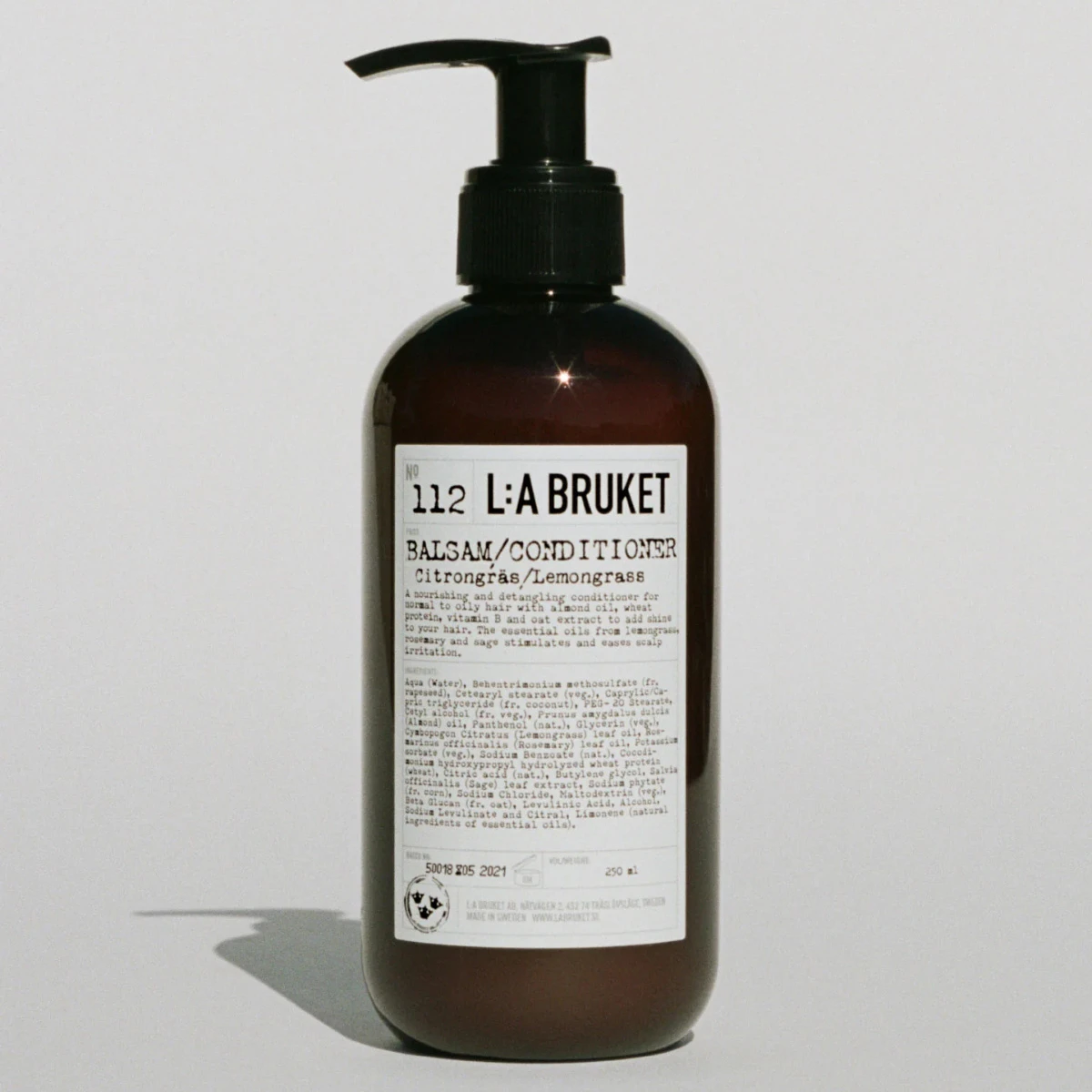 L:a Bruket 112 saç kremi lemongrass doğal saç bakım ürünü