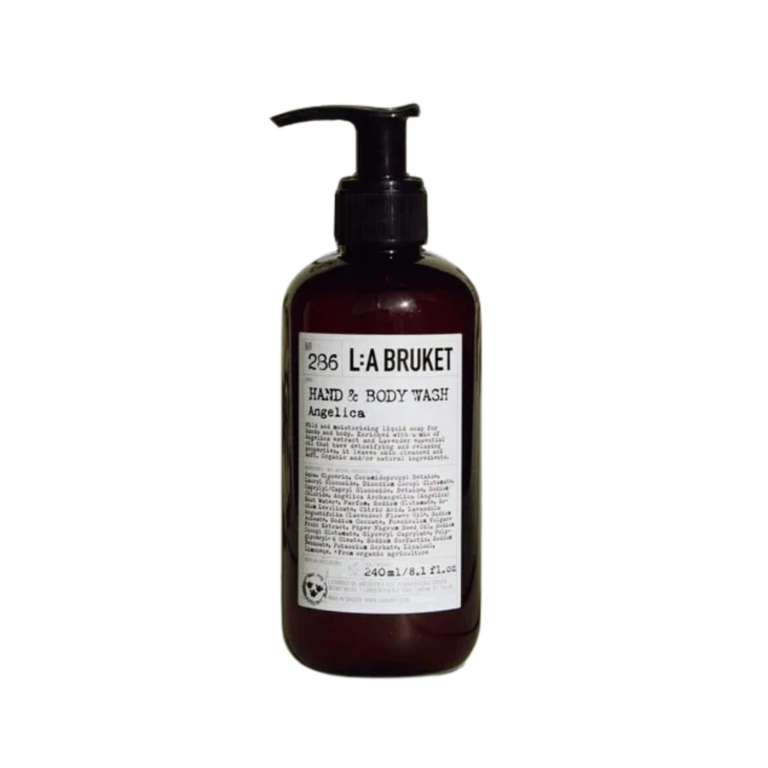 L:A Bruket 286 Hand & Body Wash Angelica 240 ml