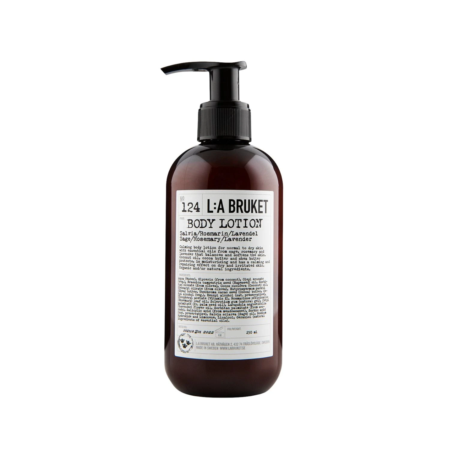 L:A Bruket Body Lotion Sage / Rosemary / Lavender 240 ml