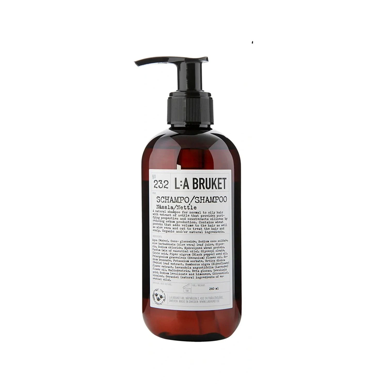 L:A Bruket Shampoo Nettle 240 ml